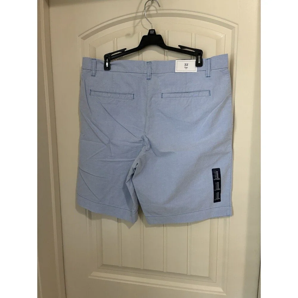 GAP Flat Front  Chino Shorts  Blue 9